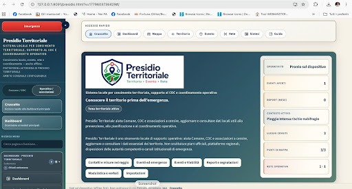 Anteprima desktop Presidio Territoriale